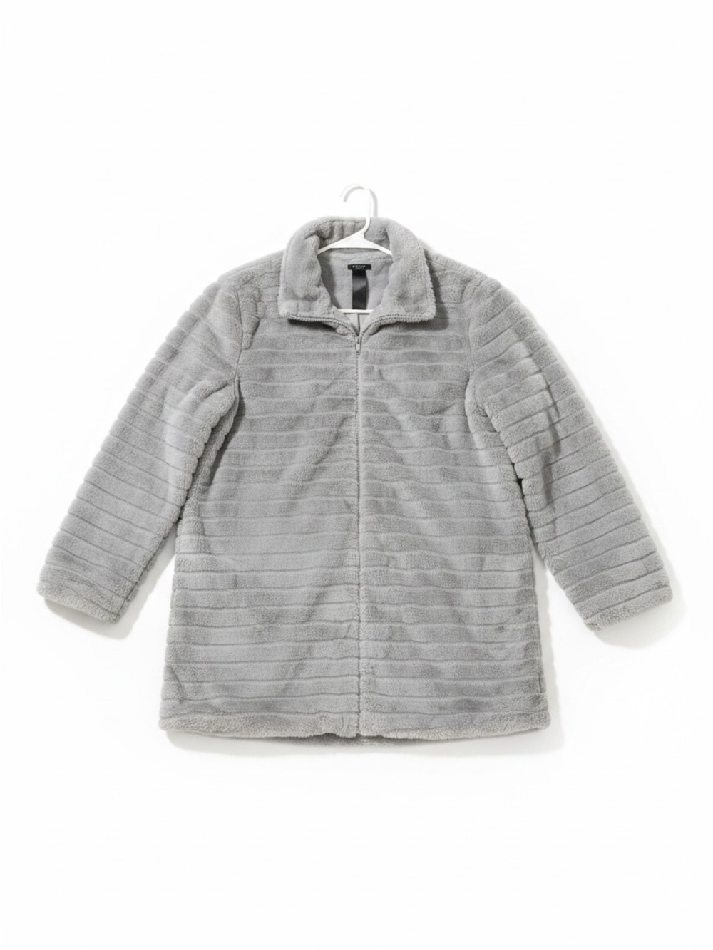 Studio 1886 “Softest Thing Ever” Full-Zip Puffer Coat - Gray - XL - Women’s